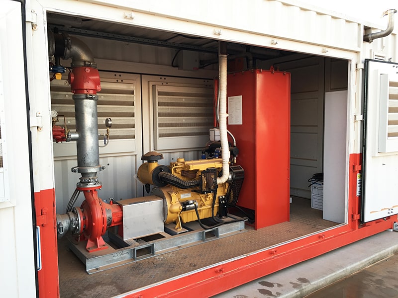 FUEL TERMINAL CONTAINERISED FIRE PUMP UNITS BUILT AS2941