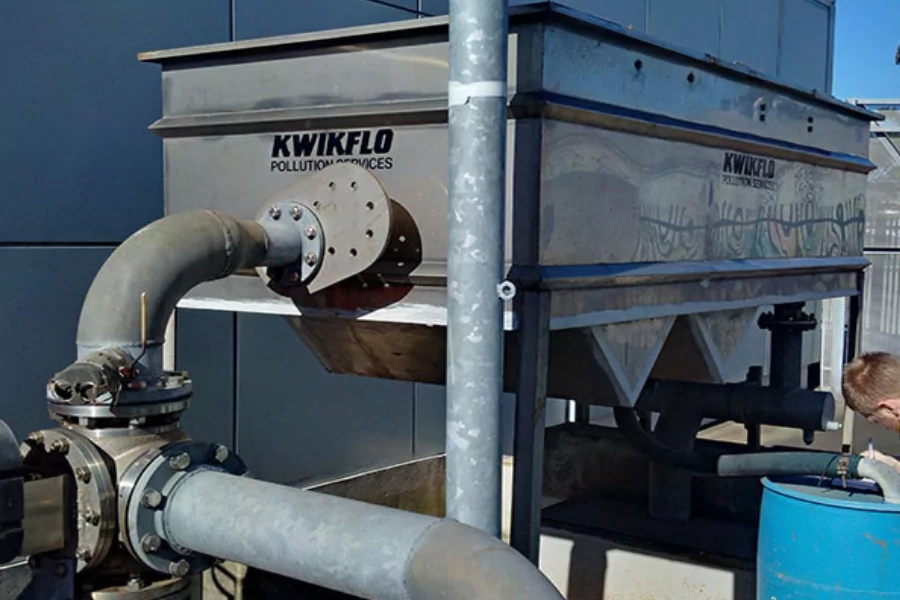 old-kwikflo-stainless-steel-oil-water-separator.