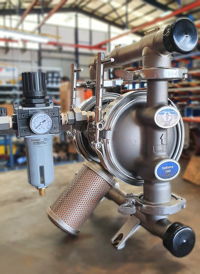 Graco Sanitary AODD Pumps shine at the heart of Food Manufacturing