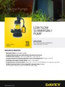 Low Flow Submersible Pump