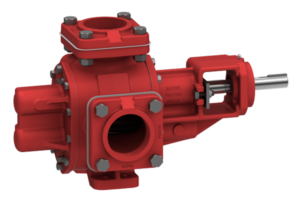 A red roper gear pump