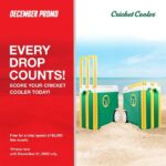 All pumps December cricket cooler promo