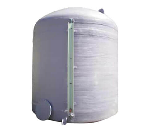 Picture of an FRP chemical bulk storage tanks