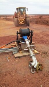 On-site bore pump installation