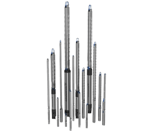 An image of Grundfos borehole pumps