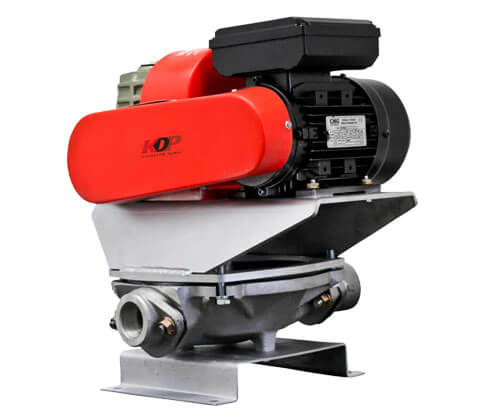 A red silver and black Mechanical Diaphragm Pump