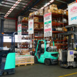 All-Pumps warehouse supplier of pumps shelves and forklifts