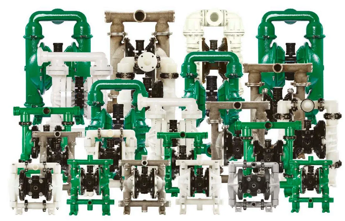 A complete range of Tabla Air Diaphragm Pumps
