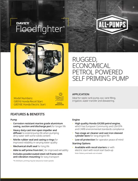 Floodfighter Pump