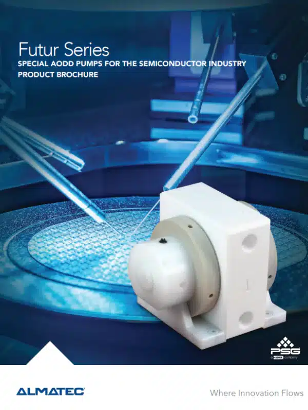 Almatec’s line of specialty pumps is engineered to meet the specific and strict requirements of special applications, including the high pressure, food and beverage, biopharma, and semiconductor industries.