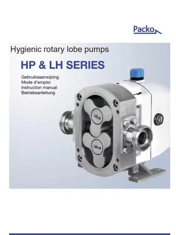 Packo hygienic rotary lobe pumps HP and LH series
