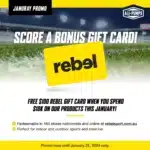 January 2024 Free $100 Rebel Gift Card