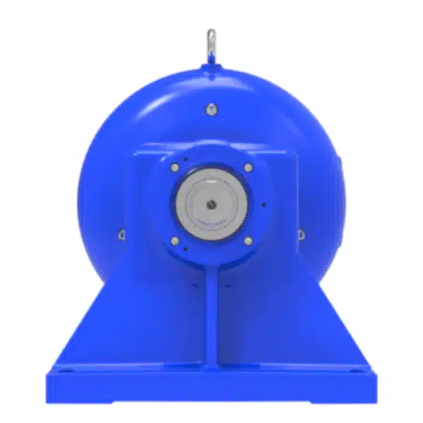 A blue Trillium Roto-Jet® High-Pressure Pitot Tube Pump on a white background