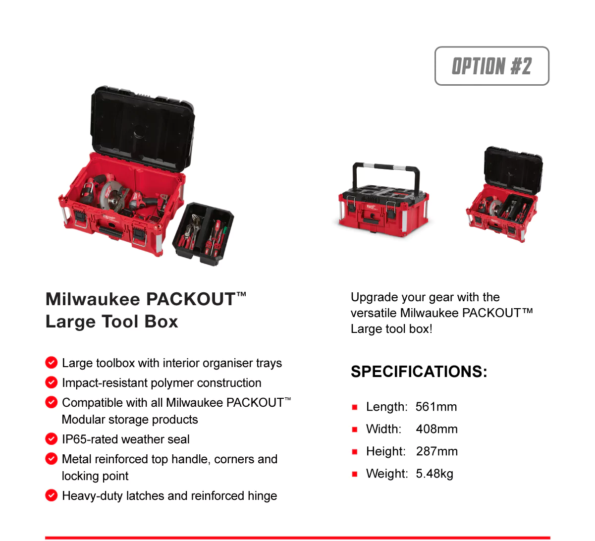 Unlock a world of rewards this month! Spend $10K on our products and choose between the spacious Milwaukee Packout Large Tool Box for your tools or the Coleman Xtreme Wheeled 58L Chest Cooler for your outdoor adventures. Don't miss out on this fantastic opportunity!