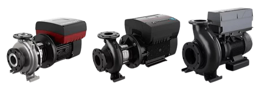End Suction Close-Coupled Single Grundfos Pump