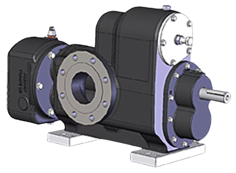 Albany's Twin Screw INTERNAL SEAL EXTERNAL BEARING PUMP
