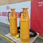 pair-of-yellow-1000-volt-mine-dewatering-pumps-on-pallet