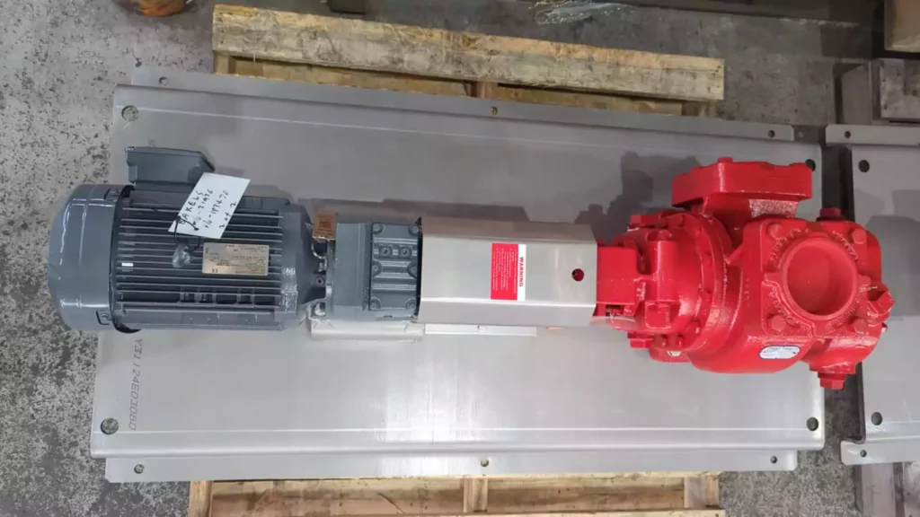 Roper Chocolate Gear Pumps Set Up for Conching Machines