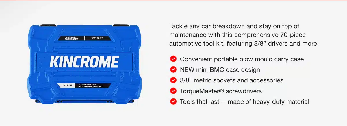 July 2024 Promo: Kincrome Portable Tool Kit