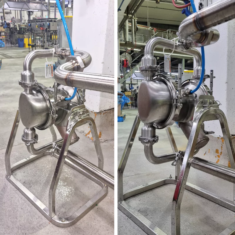 All-Pumps provided a Graco SaniForce AODD pump to a food manufacturer to replace their broken equipment handling meat sauces.