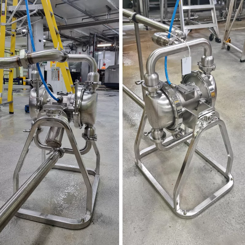 All-Pumps provided a Graco SaniForce AODD pump to a food manufacturer to replace their broken equipment handling meat sauces.