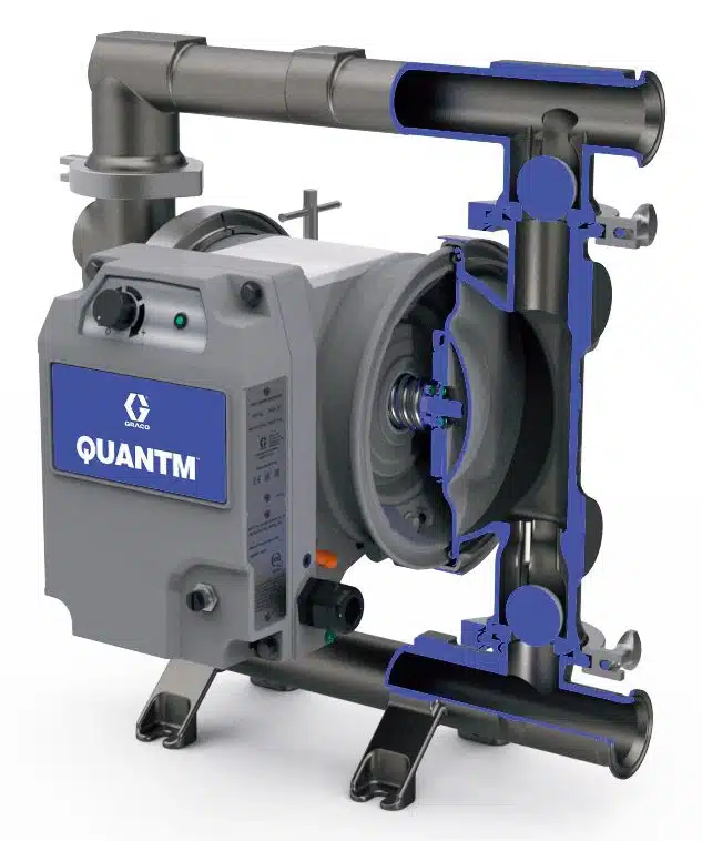 Quantm hygienic pump - cut away view