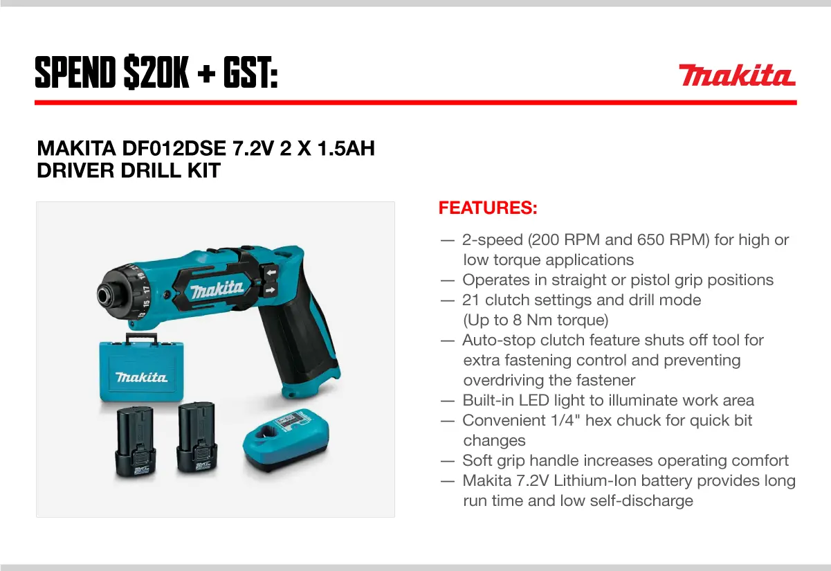 March 2025 Promo: Power Tool or E-Gift Card