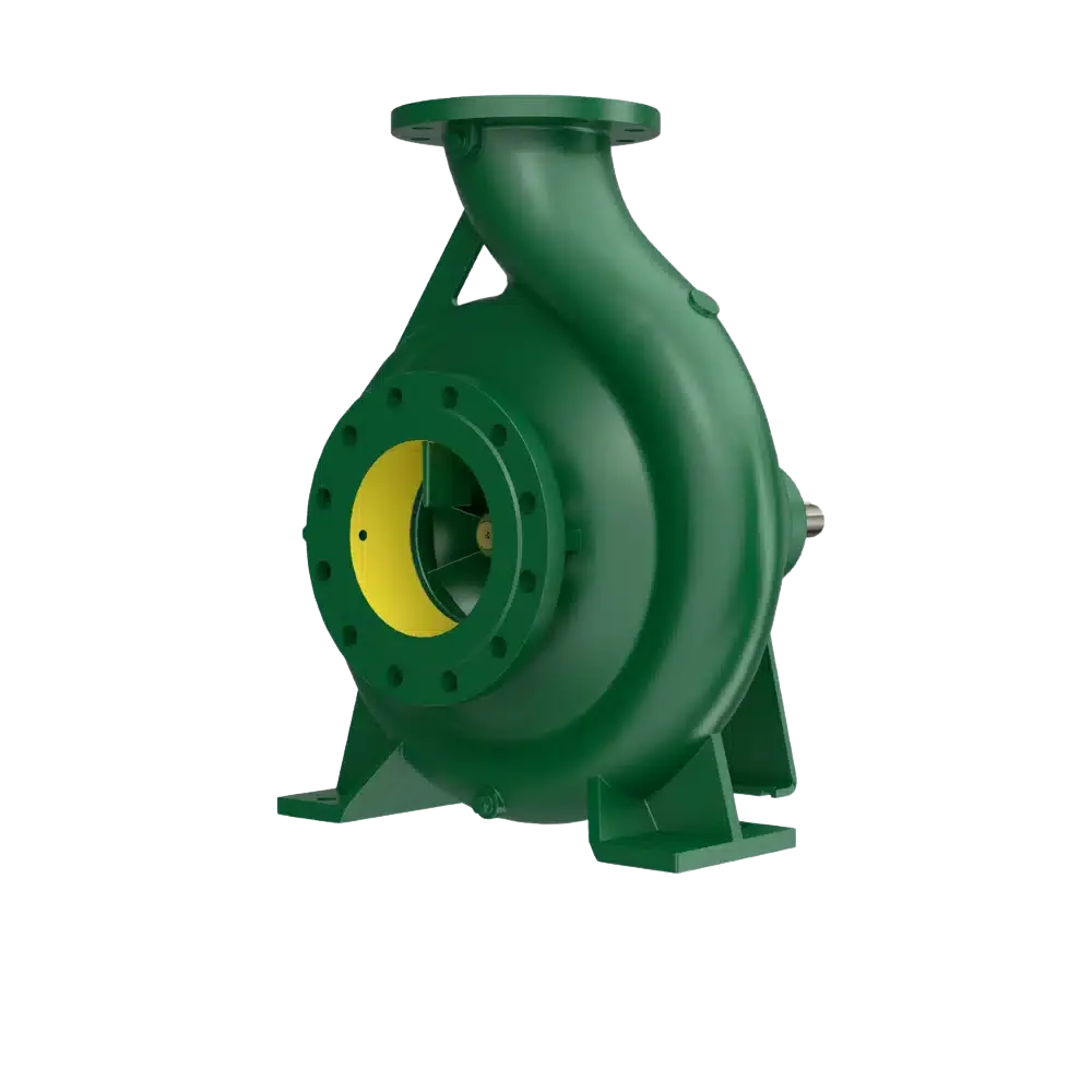 Caprari NC Series green cast iron single-stage centrifugal pump with an open impeller for industrial water, agriculture, or slurry surface pumps applications