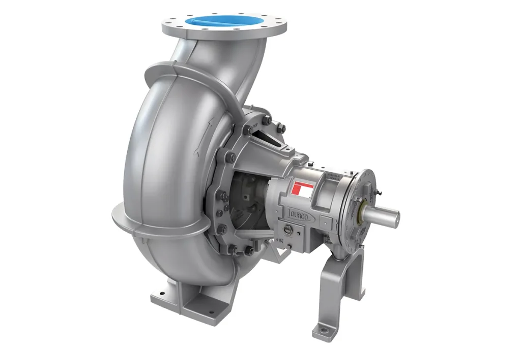 Flowserve metal pump with a top flanged opening