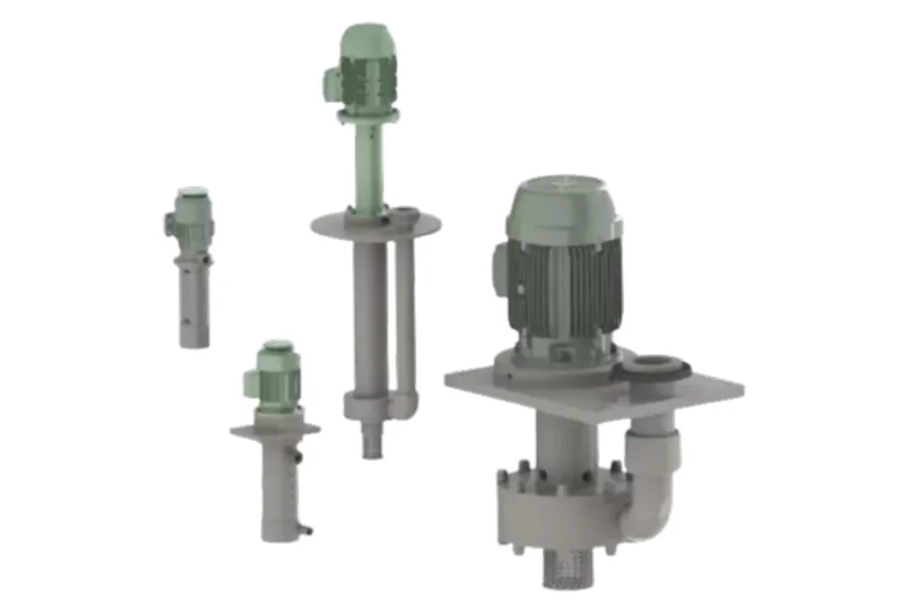 Three vertical ARBO pump assemblies