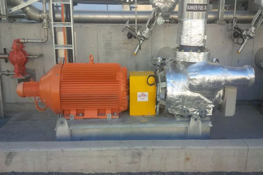 MAAG Screw Pump Installed Full View